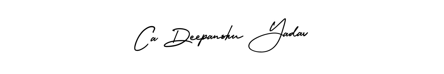 How to make Ca Deepanshu Yadav name signature. Use AmerikaSignatureDemo-Regular style for creating short signs online. This is the latest handwritten sign. Ca Deepanshu Yadav signature style 3 images and pictures png