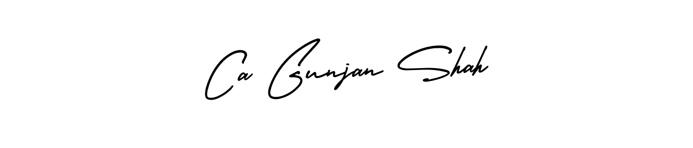 You can use this online signature creator to create a handwritten signature for the name Ca Gunjan Shah. This is the best online autograph maker. Ca Gunjan Shah signature style 3 images and pictures png
