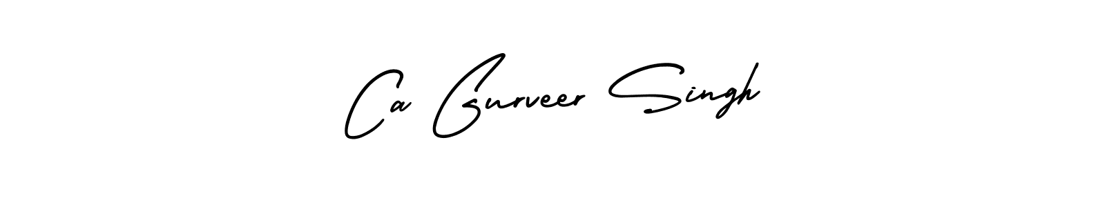 AmerikaSignatureDemo-Regular is a professional signature style that is perfect for those who want to add a touch of class to their signature. It is also a great choice for those who want to make their signature more unique. Get Ca Gurveer Singh name to fancy signature for free. Ca Gurveer Singh signature style 3 images and pictures png