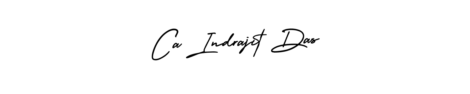 Create a beautiful signature design for name Ca Indrajit Das. With this signature (AmerikaSignatureDemo-Regular) fonts, you can make a handwritten signature for free. Ca Indrajit Das signature style 3 images and pictures png
