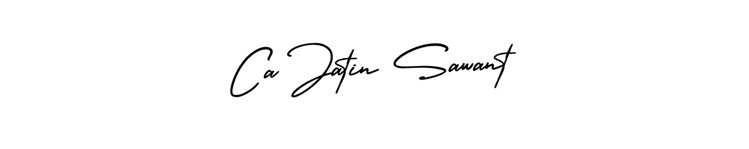 This is the best signature style for the Ca Jatin Sawant name. Also you like these signature font (AmerikaSignatureDemo-Regular). Mix name signature. Ca Jatin Sawant signature style 3 images and pictures png