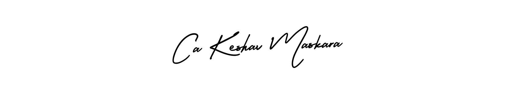 Also You can easily find your signature by using the search form. We will create Ca Keshav Maskara name handwritten signature images for you free of cost using AmerikaSignatureDemo-Regular sign style. Ca Keshav Maskara signature style 3 images and pictures png