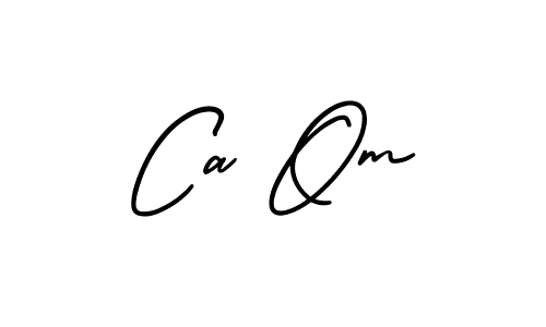 if you are searching for the best signature style for your name Ca Om. so please give up your signature search. here we have designed multiple signature styles  using AmerikaSignatureDemo-Regular. Ca Om signature style 3 images and pictures png