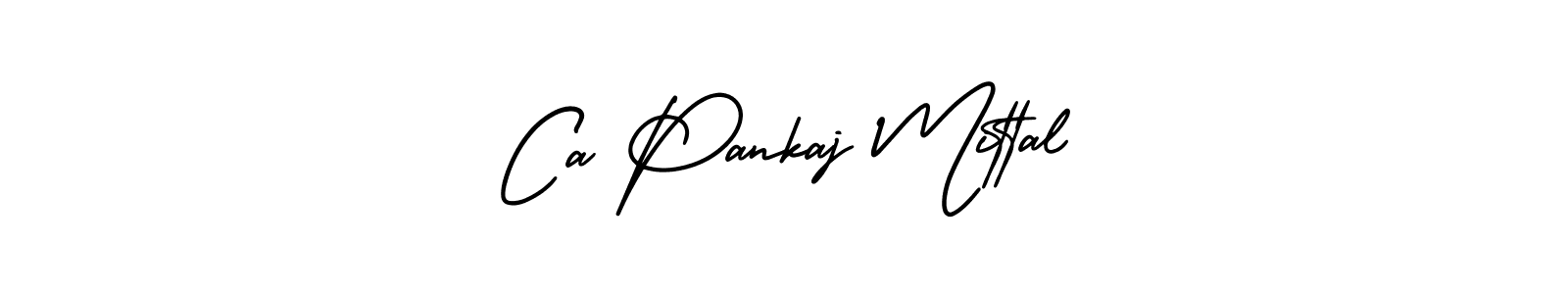 How to make Ca Pankaj Mittal name signature. Use AmerikaSignatureDemo-Regular style for creating short signs online. This is the latest handwritten sign. Ca Pankaj Mittal signature style 3 images and pictures png