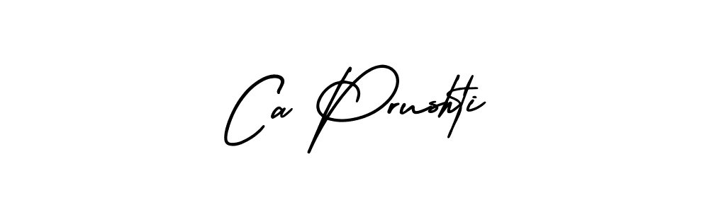 Make a beautiful signature design for name Ca Prushti. With this signature (AmerikaSignatureDemo-Regular) style, you can create a handwritten signature for free. Ca Prushti signature style 3 images and pictures png