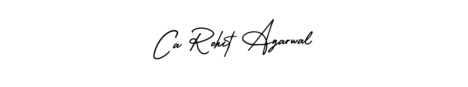 Create a beautiful signature design for name Ca Rohit Agarwal. With this signature (AmerikaSignatureDemo-Regular) fonts, you can make a handwritten signature for free. Ca Rohit Agarwal signature style 3 images and pictures png