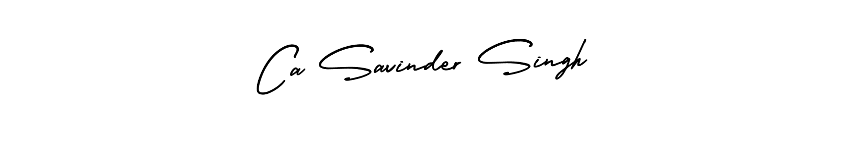 How to make Ca Savinder Singh signature? AmerikaSignatureDemo-Regular is a professional autograph style. Create handwritten signature for Ca Savinder Singh name. Ca Savinder Singh signature style 3 images and pictures png