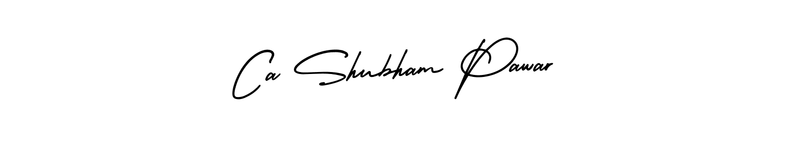 if you are searching for the best signature style for your name Ca Shubham Pawar. so please give up your signature search. here we have designed multiple signature styles  using AmerikaSignatureDemo-Regular. Ca Shubham Pawar signature style 3 images and pictures png
