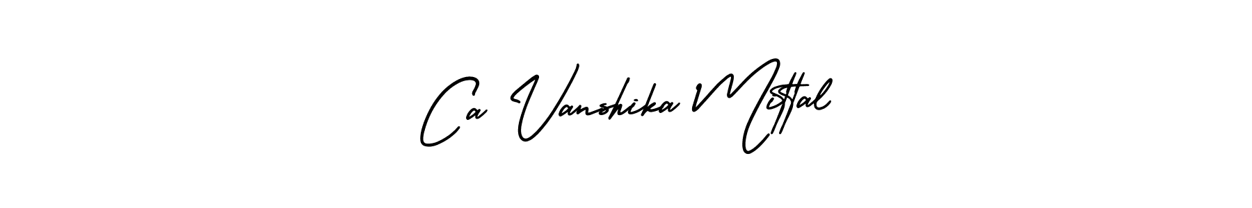 Make a short Ca Vanshika Mittal signature style. Manage your documents anywhere anytime using AmerikaSignatureDemo-Regular. Create and add eSignatures, submit forms, share and send files easily. Ca Vanshika Mittal signature style 3 images and pictures png