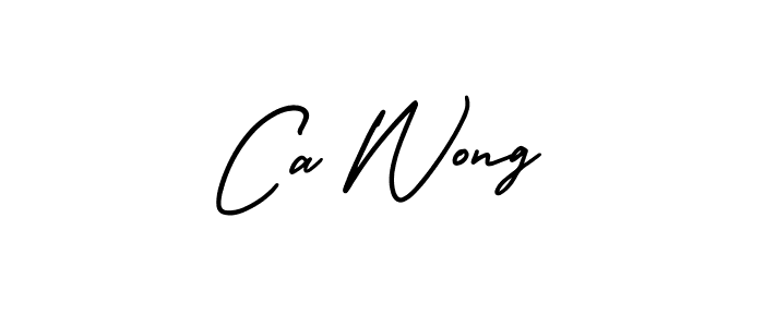 Also You can easily find your signature by using the search form. We will create Ca Wong name handwritten signature images for you free of cost using AmerikaSignatureDemo-Regular sign style. Ca Wong signature style 3 images and pictures png