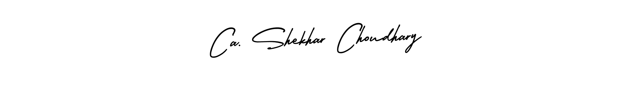 How to Draw Ca. Shekhar Choudhary signature style? AmerikaSignatureDemo-Regular is a latest design signature styles for name Ca. Shekhar Choudhary. Ca. Shekhar Choudhary signature style 3 images and pictures png