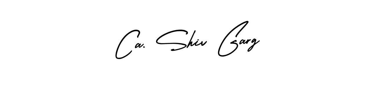 Similarly AmerikaSignatureDemo-Regular is the best handwritten signature design. Signature creator online .You can use it as an online autograph creator for name Ca. Shiv Garg. Ca. Shiv Garg signature style 3 images and pictures png