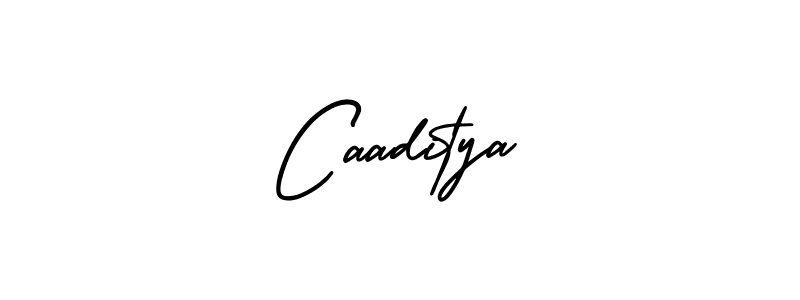 You should practise on your own different ways (AmerikaSignatureDemo-Regular) to write your name (Caaditya) in signature. don't let someone else do it for you. Caaditya signature style 3 images and pictures png