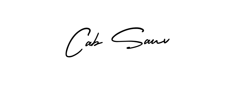 How to make Cab Sauv name signature. Use AmerikaSignatureDemo-Regular style for creating short signs online. This is the latest handwritten sign. Cab Sauv signature style 3 images and pictures png