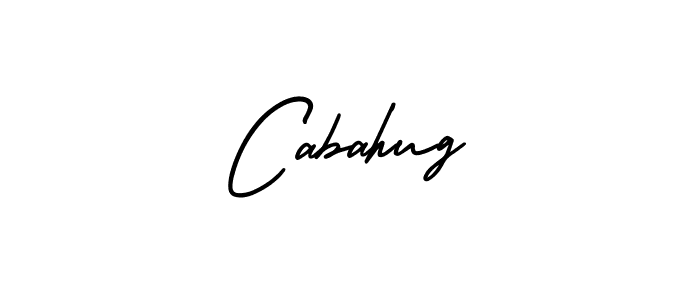 Cabahug stylish signature style. Best Handwritten Sign (AmerikaSignatureDemo-Regular) for my name. Handwritten Signature Collection Ideas for my name Cabahug. Cabahug signature style 3 images and pictures png