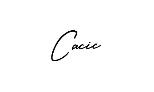 Make a beautiful signature design for name Cacic. With this signature (AmerikaSignatureDemo-Regular) style, you can create a handwritten signature for free. Cacic signature style 3 images and pictures png