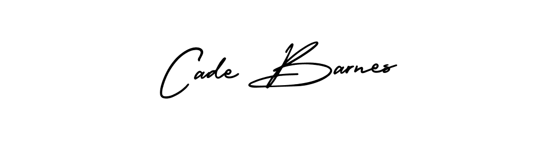 Make a beautiful signature design for name Cade Barnes. With this signature (AmerikaSignatureDemo-Regular) style, you can create a handwritten signature for free. Cade Barnes signature style 3 images and pictures png