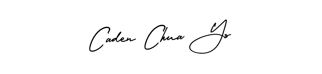 Design your own signature with our free online signature maker. With this signature software, you can create a handwritten (AmerikaSignatureDemo-Regular) signature for name Caden Chua Ys. Caden Chua Ys signature style 3 images and pictures png