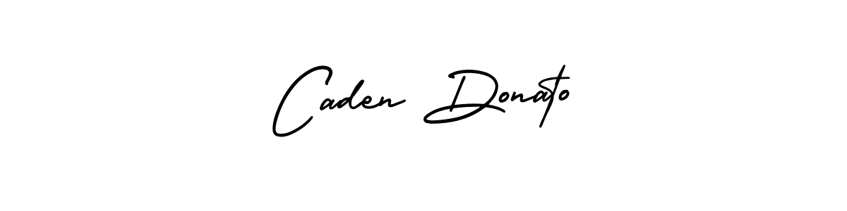 Make a beautiful signature design for name Caden Donato. With this signature (AmerikaSignatureDemo-Regular) style, you can create a handwritten signature for free. Caden Donato signature style 3 images and pictures png