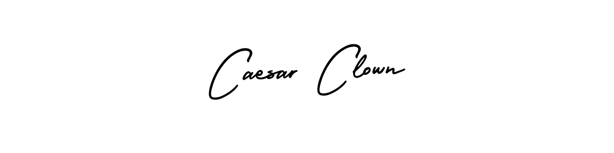 Caesar Clown stylish signature style. Best Handwritten Sign (AmerikaSignatureDemo-Regular) for my name. Handwritten Signature Collection Ideas for my name Caesar Clown. Caesar Clown signature style 3 images and pictures png