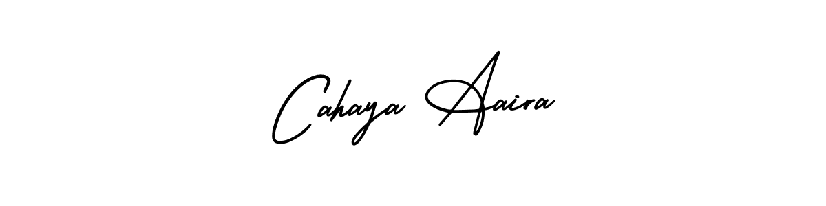 Cahaya Aaira stylish signature style. Best Handwritten Sign (AmerikaSignatureDemo-Regular) for my name. Handwritten Signature Collection Ideas for my name Cahaya Aaira. Cahaya Aaira signature style 3 images and pictures png
