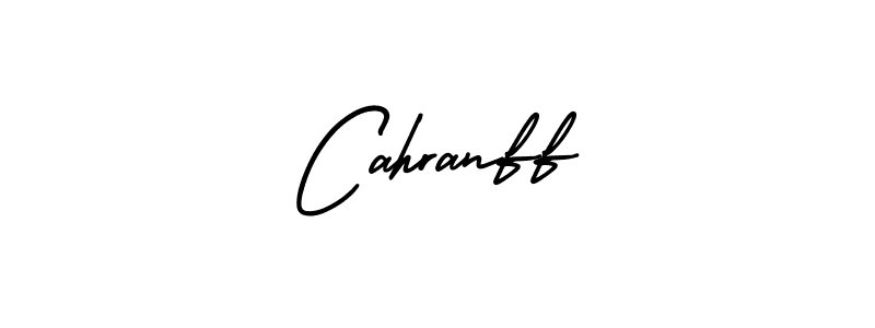 Cahranff stylish signature style. Best Handwritten Sign (AmerikaSignatureDemo-Regular) for my name. Handwritten Signature Collection Ideas for my name Cahranff. Cahranff signature style 3 images and pictures png