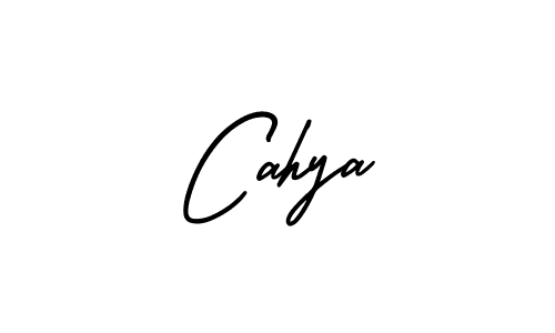 AmerikaSignatureDemo-Regular is a professional signature style that is perfect for those who want to add a touch of class to their signature. It is also a great choice for those who want to make their signature more unique. Get Cahya name to fancy signature for free. Cahya signature style 3 images and pictures png