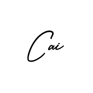 Create a beautiful signature design for name Cai. With this signature (AmerikaSignatureDemo-Regular) fonts, you can make a handwritten signature for free. Cai signature style 3 images and pictures png