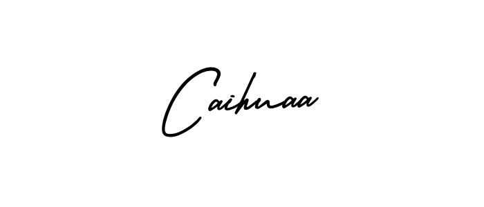 Create a beautiful signature design for name Caihuaa. With this signature (AmerikaSignatureDemo-Regular) fonts, you can make a handwritten signature for free. Caihuaa signature style 3 images and pictures png