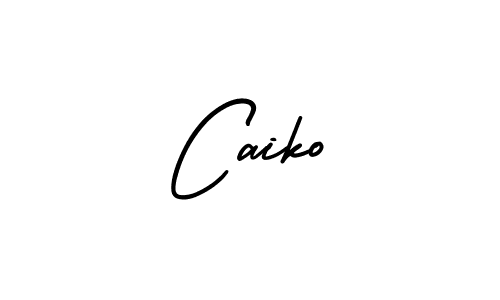 It looks lik you need a new signature style for name Caiko. Design unique handwritten (AmerikaSignatureDemo-Regular) signature with our free signature maker in just a few clicks. Caiko signature style 3 images and pictures png