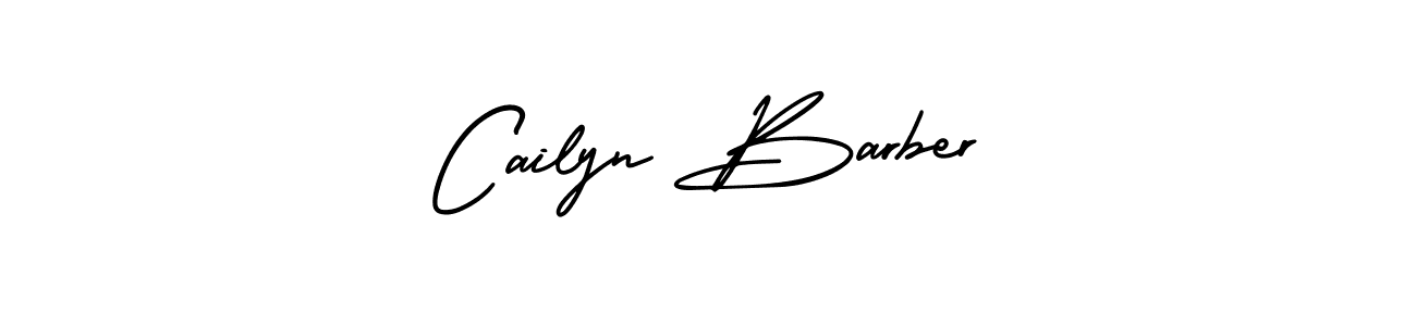 Use a signature maker to create a handwritten signature online. With this signature software, you can design (AmerikaSignatureDemo-Regular) your own signature for name Cailyn Barber. Cailyn Barber signature style 3 images and pictures png