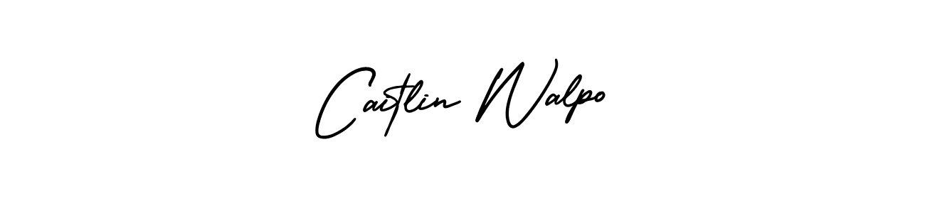 How to Draw Caitlin Walpo signature style? AmerikaSignatureDemo-Regular is a latest design signature styles for name Caitlin Walpo. Caitlin Walpo signature style 3 images and pictures png