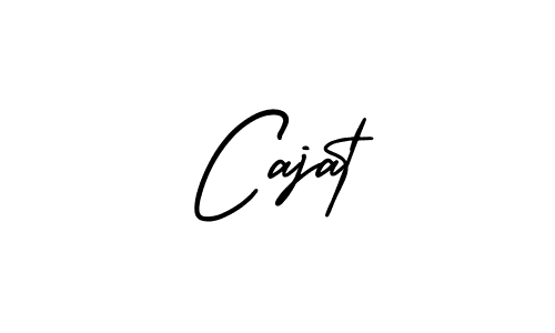 The best way (AmerikaSignatureDemo-Regular) to make a short signature is to pick only two or three words in your name. The name Cajat include a total of six letters. For converting this name. Cajat signature style 3 images and pictures png