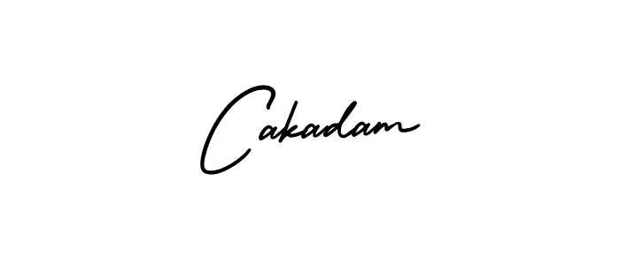AmerikaSignatureDemo-Regular is a professional signature style that is perfect for those who want to add a touch of class to their signature. It is also a great choice for those who want to make their signature more unique. Get Cakadam name to fancy signature for free. Cakadam signature style 3 images and pictures png
