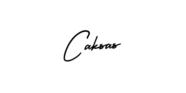 Caksas stylish signature style. Best Handwritten Sign (AmerikaSignatureDemo-Regular) for my name. Handwritten Signature Collection Ideas for my name Caksas. Caksas signature style 3 images and pictures png