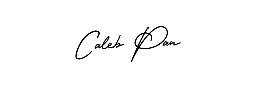 Make a beautiful signature design for name Caleb Pan. With this signature (AmerikaSignatureDemo-Regular) style, you can create a handwritten signature for free. Caleb Pan signature style 3 images and pictures png