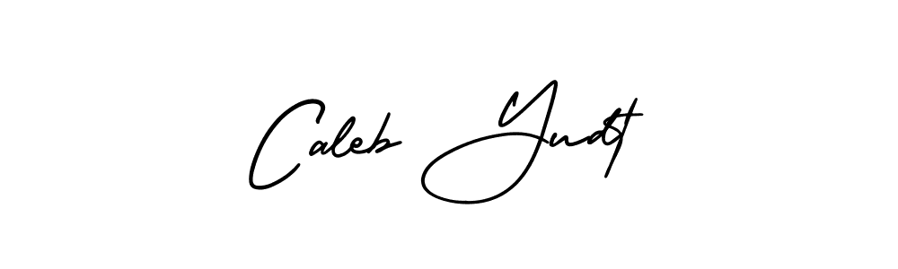 It looks lik you need a new signature style for name Caleb Yudt. Design unique handwritten (AmerikaSignatureDemo-Regular) signature with our free signature maker in just a few clicks. Caleb Yudt signature style 3 images and pictures png