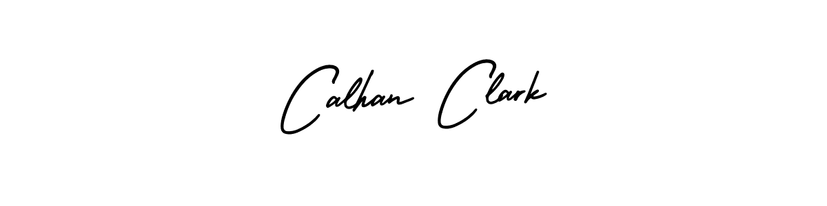 How to Draw Calhan Clark signature style? AmerikaSignatureDemo-Regular is a latest design signature styles for name Calhan Clark. Calhan Clark signature style 3 images and pictures png