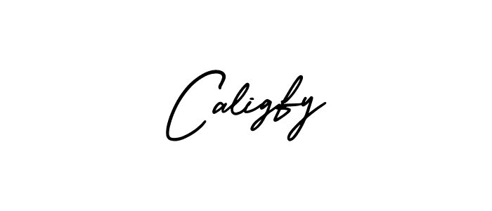 Caligfy stylish signature style. Best Handwritten Sign (AmerikaSignatureDemo-Regular) for my name. Handwritten Signature Collection Ideas for my name Caligfy. Caligfy signature style 3 images and pictures png