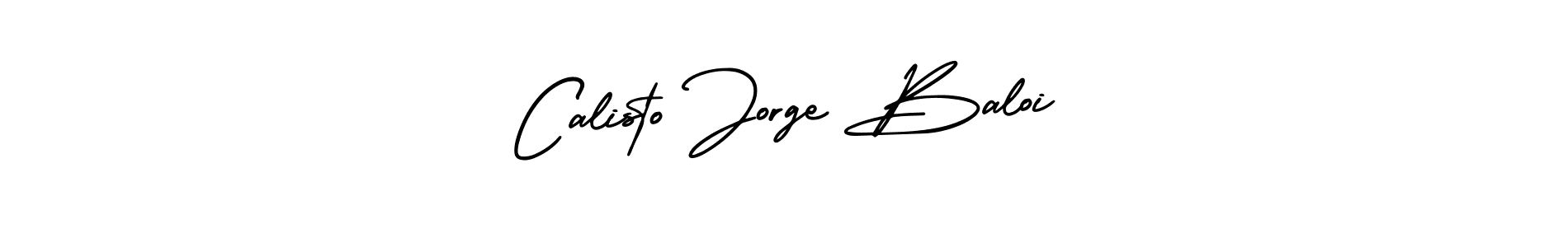 AmerikaSignatureDemo-Regular is a professional signature style that is perfect for those who want to add a touch of class to their signature. It is also a great choice for those who want to make their signature more unique. Get Calisto Jorge Baloi name to fancy signature for free. Calisto Jorge Baloi signature style 3 images and pictures png