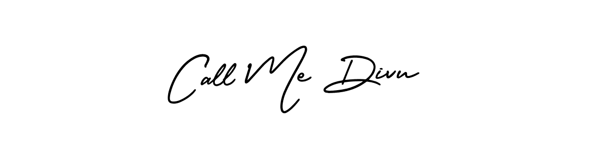 Use a signature maker to create a handwritten signature online. With this signature software, you can design (AmerikaSignatureDemo-Regular) your own signature for name Call Me Divu. Call Me Divu signature style 3 images and pictures png