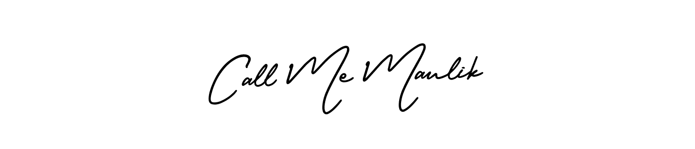 Also You can easily find your signature by using the search form. We will create Call Me Maulik name handwritten signature images for you free of cost using AmerikaSignatureDemo-Regular sign style. Call Me Maulik signature style 3 images and pictures png