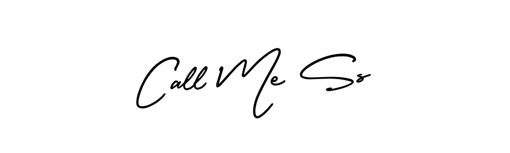 This is the best signature style for the Call Me Ss name. Also you like these signature font (AmerikaSignatureDemo-Regular). Mix name signature. Call Me Ss signature style 3 images and pictures png