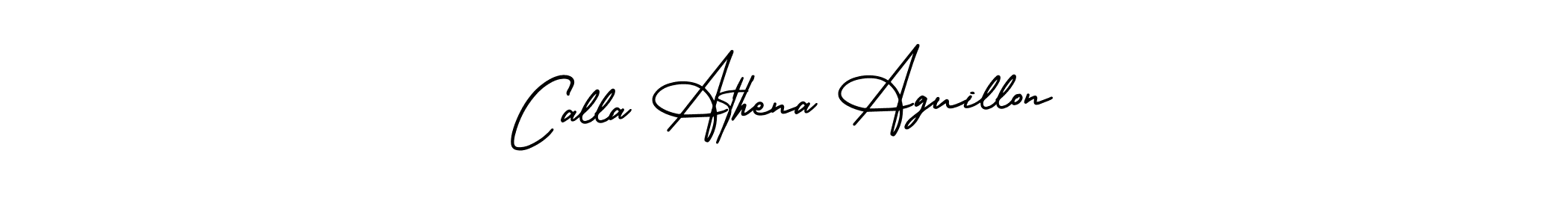 Make a beautiful signature design for name Calla Athena Aguillon. Use this online signature maker to create a handwritten signature for free. Calla Athena Aguillon signature style 3 images and pictures png