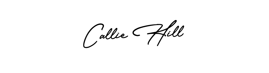 Callie Hill stylish signature style. Best Handwritten Sign (AmerikaSignatureDemo-Regular) for my name. Handwritten Signature Collection Ideas for my name Callie Hill. Callie Hill signature style 3 images and pictures png