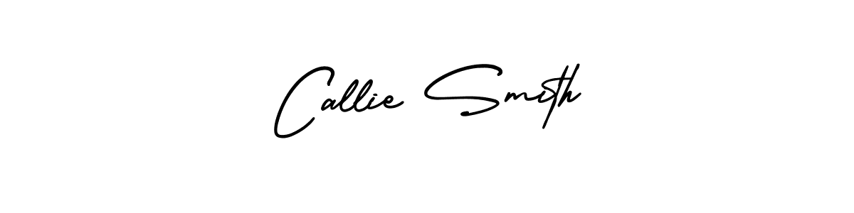 How to make Callie Smith name signature. Use AmerikaSignatureDemo-Regular style for creating short signs online. This is the latest handwritten sign. Callie Smith signature style 3 images and pictures png