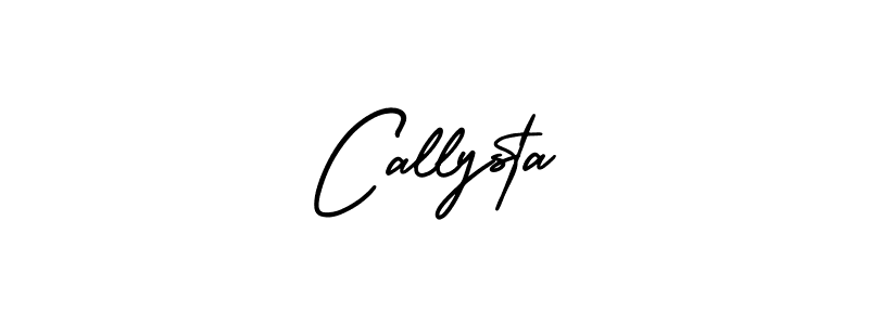 It looks lik you need a new signature style for name Callysta. Design unique handwritten (AmerikaSignatureDemo-Regular) signature with our free signature maker in just a few clicks. Callysta signature style 3 images and pictures png
