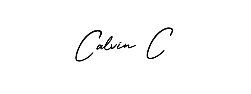 Also You can easily find your signature by using the search form. We will create Calvin C name handwritten signature images for you free of cost using AmerikaSignatureDemo-Regular sign style. Calvin C signature style 3 images and pictures png