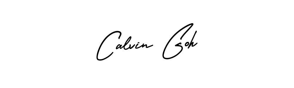 How to make Calvin Goh signature? AmerikaSignatureDemo-Regular is a professional autograph style. Create handwritten signature for Calvin Goh name. Calvin Goh signature style 3 images and pictures png