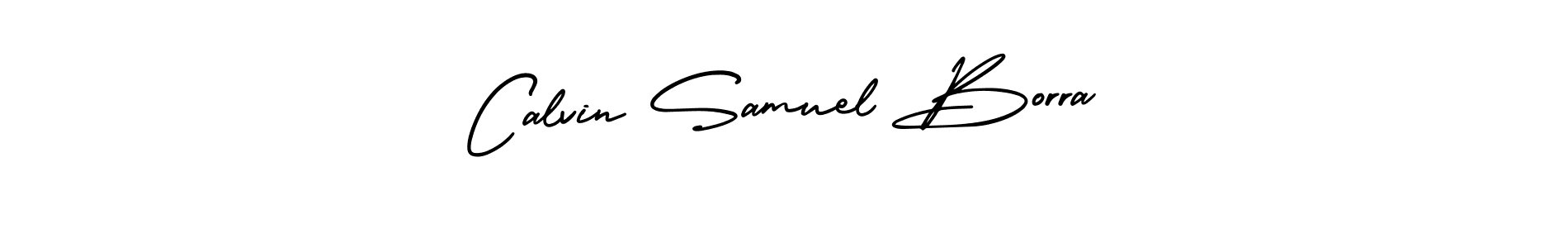 This is the best signature style for the Calvin Samuel Borra name. Also you like these signature font (AmerikaSignatureDemo-Regular). Mix name signature. Calvin Samuel Borra signature style 3 images and pictures png